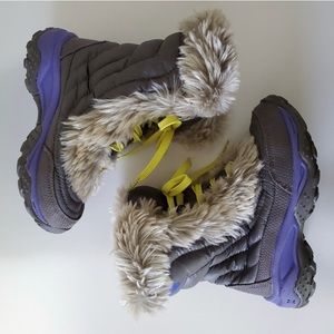 North Face boots little girls size 13